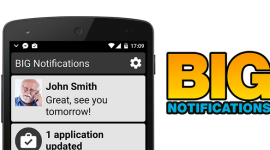 BIG Notifications od tvůrců Big Launcher