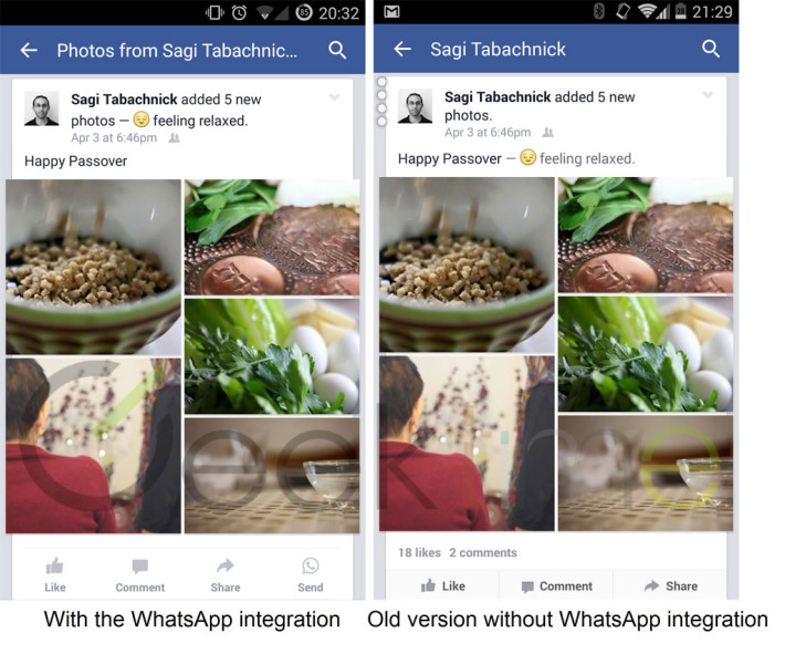 Facebook testuje integraci WhatsApp