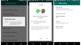 WhatsApp získává zálohování na Google Drive