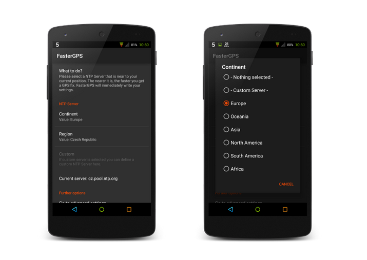 FasterGPS – zrychlení připojení k GPS pro Android