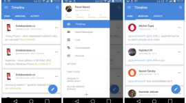 Giza – klient pro Twitter v Material Designu