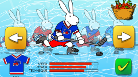 Nová hokejová hra králíků z klobouku Bob a Bobka