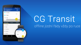 CG Transit jízdní řády v Material designu