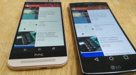 LG G Flex 2 vs. HTC One M9 – krátké srovnání během testování