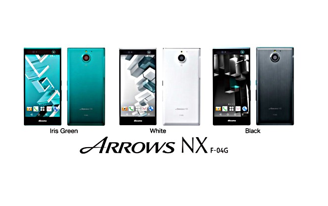 Fujitsu Arrows NX F-04G – odemykejte svojí duhovkou