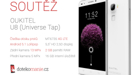 Soutěž o Oukitel U8 – další nadupaný kousek ze střední třídy Soutěž o Oukitel U8 – další nadupaný kousek ze střední třídy