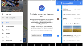 Google Mapy nyní s časovou linií a soukromými názvy míst