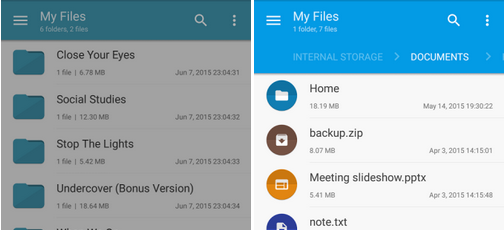 Solid Explorer – nejlepší správce souborů v Material Designu
