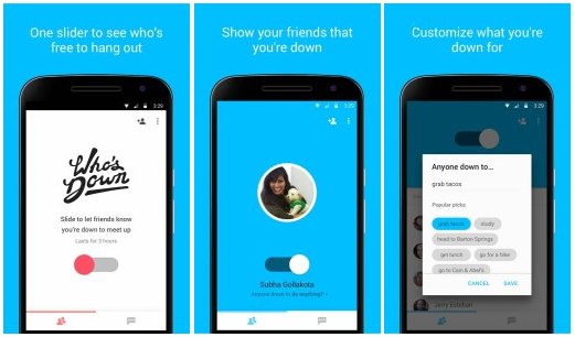 Nová aplikace od Googlu – Who’s Down