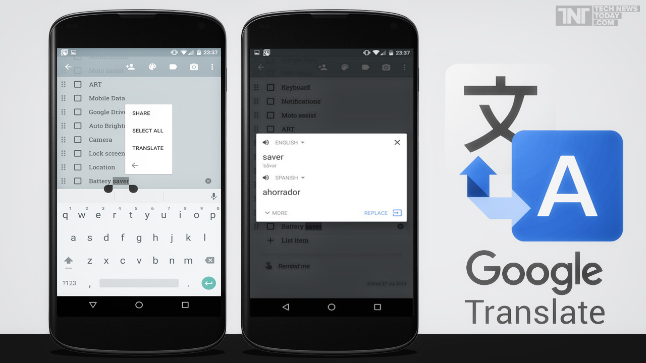 Android 6.0 Marshmallow s lepší integrací Google Překladače