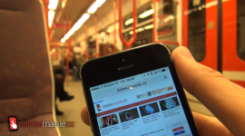 Test signálu v tunelech metra [video]