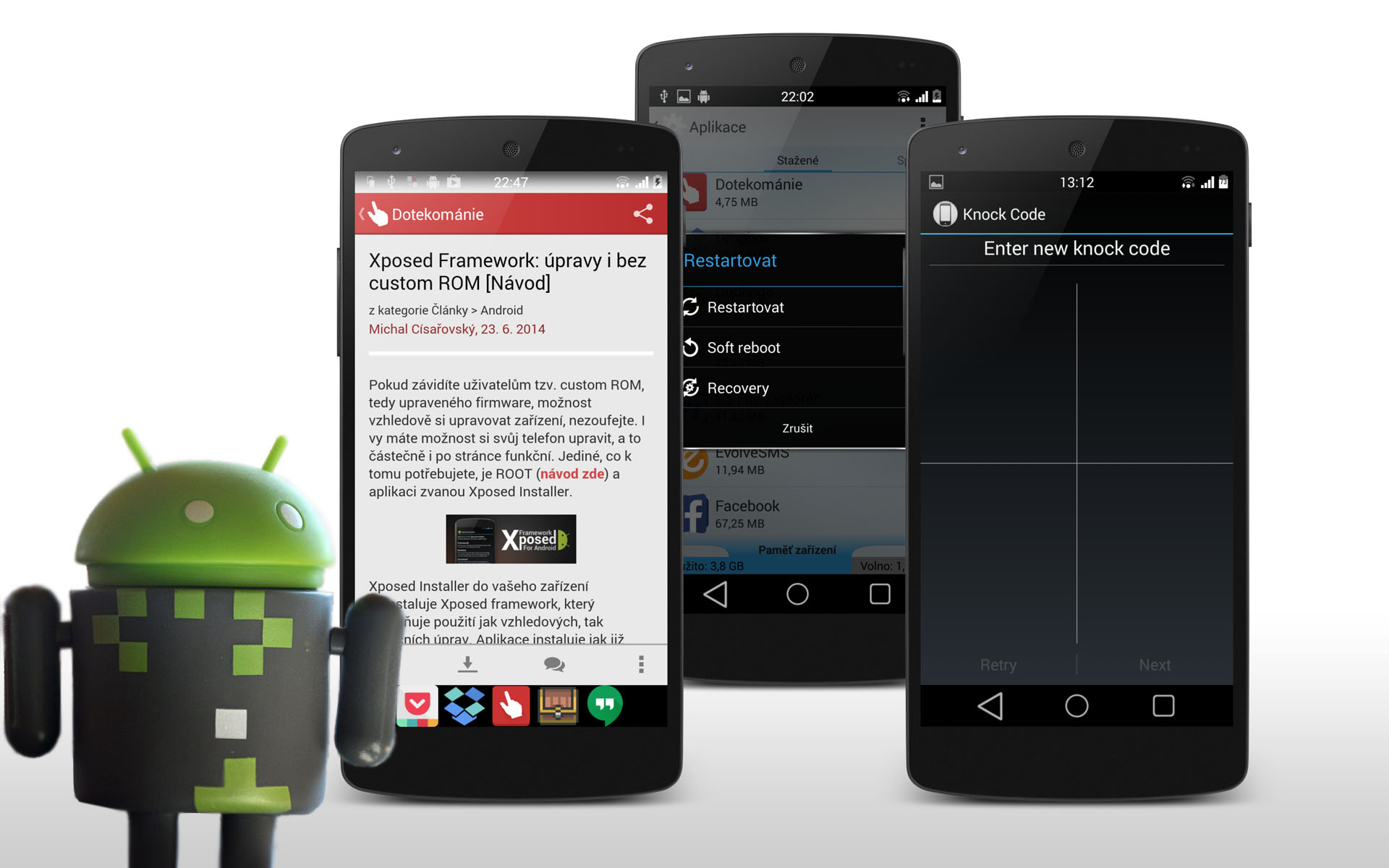 Modifikujeme Android – 5+4 Xposed moduly pro Lollipop