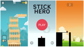 Stick Hero a The Tower – oddechovky pro delší chvilky