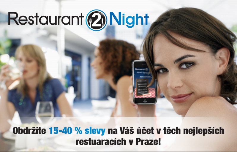 Plaťte méně v restauracích – ‘Restaurant 2 Night’ vám ušetří peníze a pomůže i s rezervací